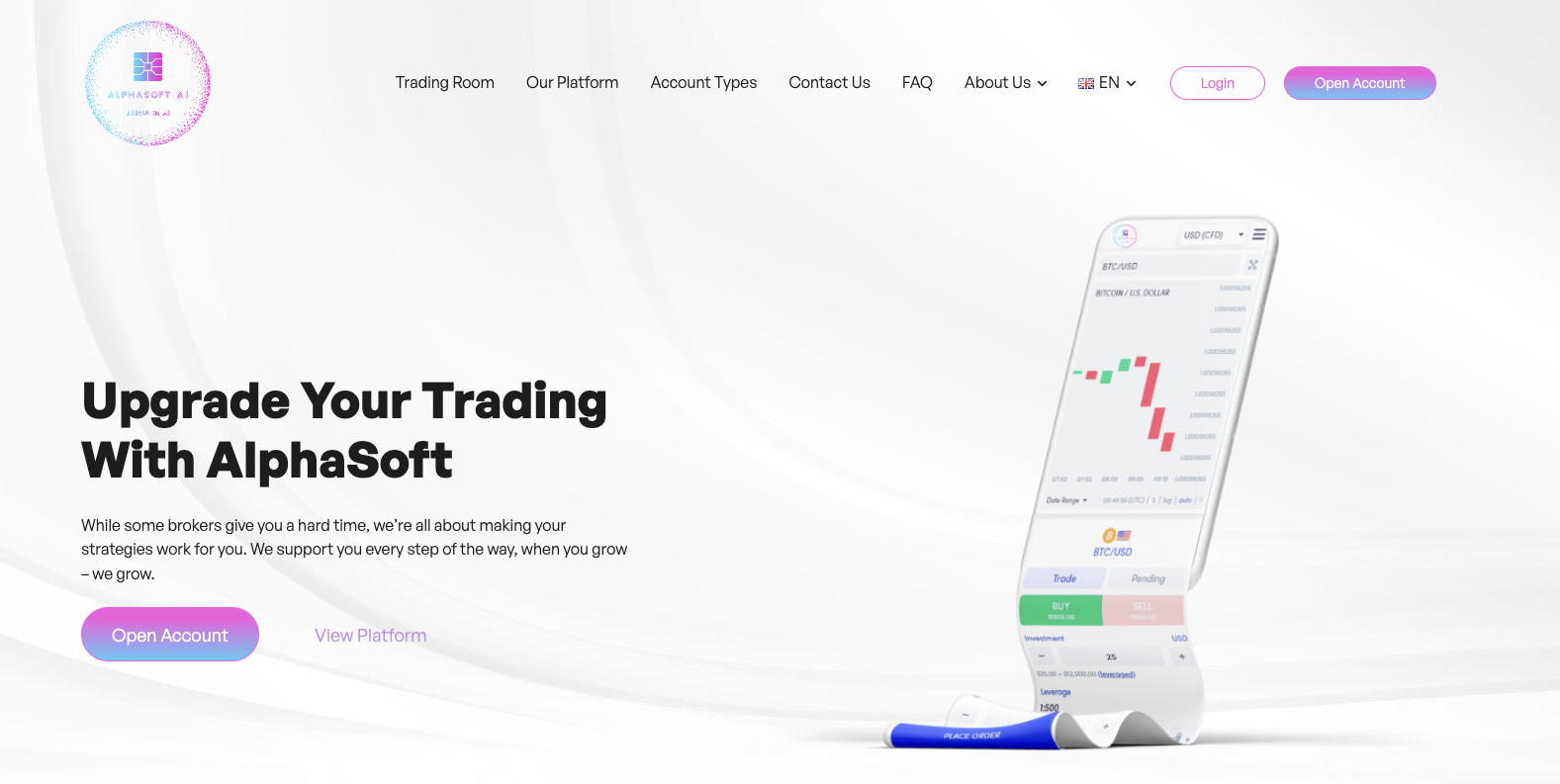 AlphaSoft homepage