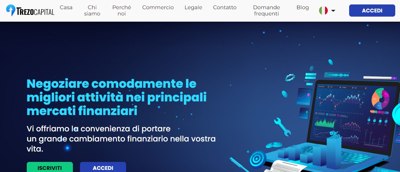 Trezo Capital website