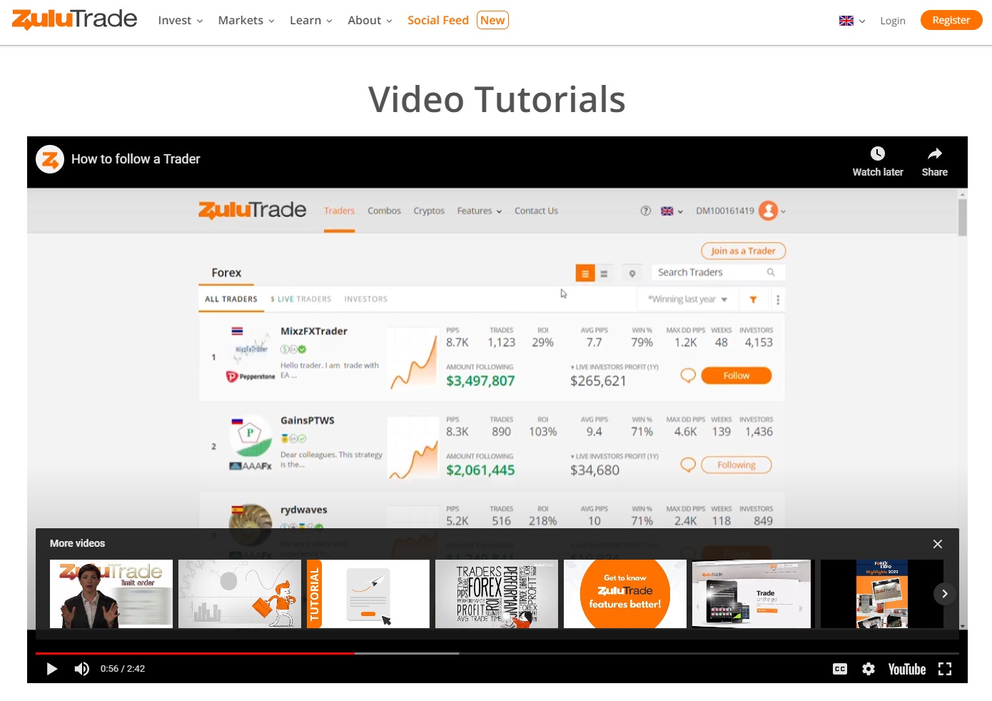 Video Tutorials