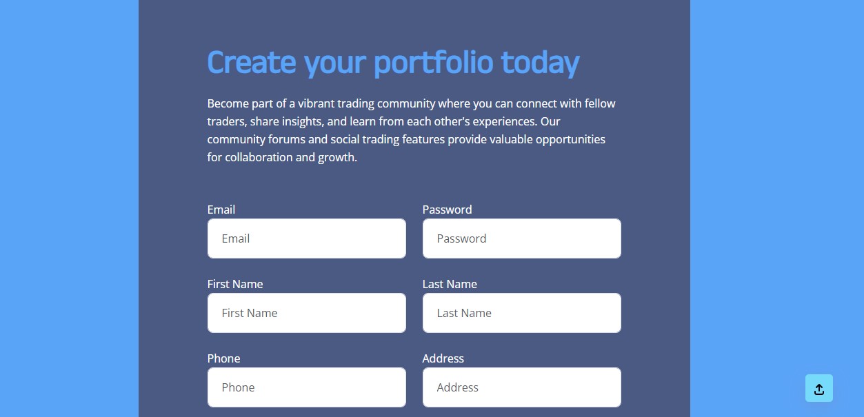 Trust-Fund Sign-Up Page Trust-Fund Sign-Up Page